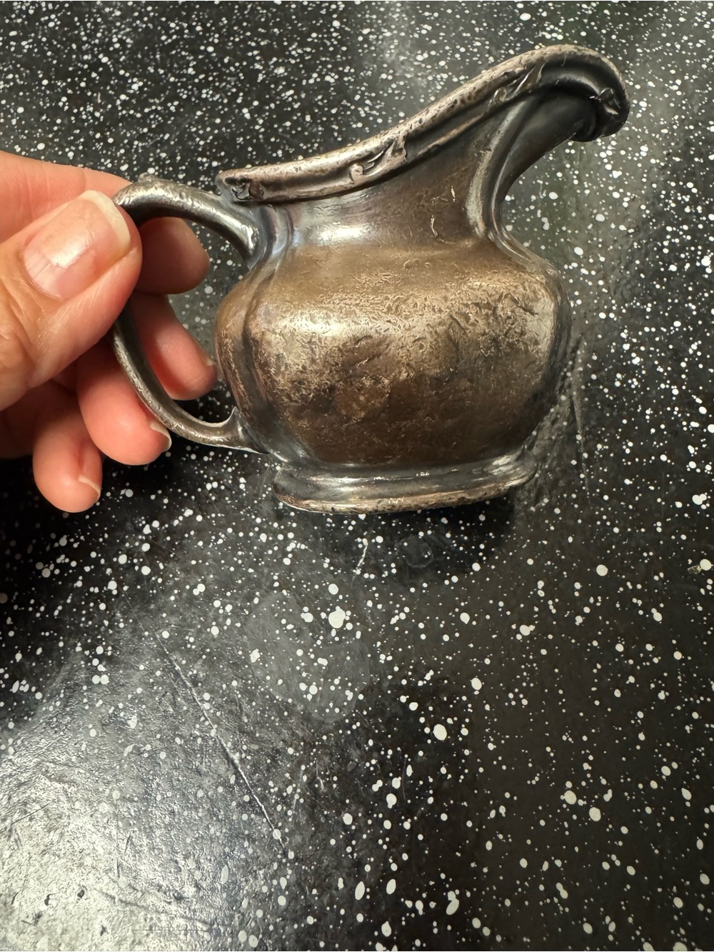 Reed & Barton Silver soldered Small Creamer Pitcher